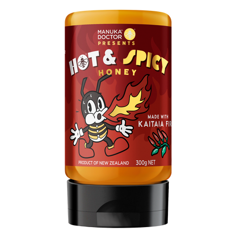 Kaitaia Fire x Manuka Doctor - Hot & Spicy Honey (300g)